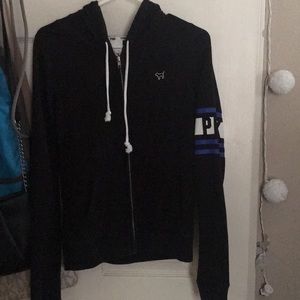 Victoria’s Secret Black Zip Up Jacket